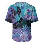 Australia Indigenous Teal Purple Contemporary Aboriginal Art Baseball Jersey Hope Is Real
