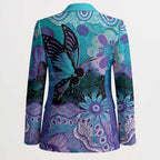 Australia Indigenous Teal Purple Contemporary Aboriginal Art Blazer Hope Is Real