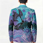 Australia Indigenous Teal Purple Contemporary Aboriginal Art Blazer Hope Is Real