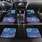 Australia Indigenous Teal Purple Contemporary Aboriginal Art Car Mats Hope Is Real