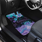 Australia Indigenous Teal Purple Contemporary Aboriginal Art Car Mats Hope Is Real