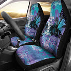 Australia Indigenous Teal Purple Contemporary Aboriginal Art Car Seat Cover Hope Is Real