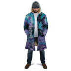 Australia Indigenous Teal Purple Contemporary Aboriginal Art Cloak Hope Is Real
