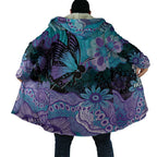 Australia Indigenous Teal Purple Contemporary Aboriginal Art Cloak Hope Is Real