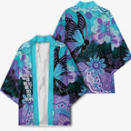 Australia Indigenous Teal Purple Contemporary Aboriginal Art Kimono Hope Is Real