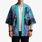 Australia Indigenous Teal Purple Contemporary Aboriginal Art Kimono Hope Is Real