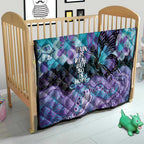 Australia Indigenous Teal Purple Contemporary Aboriginal Art Quilt Hope Is Real