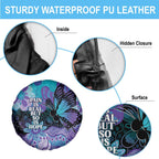 Australia Indigenous Teal Purple Contemporary Aboriginal Art Spare Tire Cover Hope Is Real