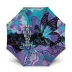Australia Indigenous Teal Purple Contemporary Aboriginal Art Umbrella Hope Is Real