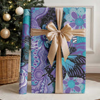 Australia Indigenous Teal Purple Contemporary Aboriginal Art Wrapping Paper Hope Is Real