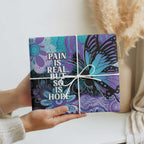 Australia Indigenous Teal Purple Contemporary Aboriginal Art Wrapping Paper Hope Is Real