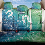 Australia Aboriginal Style Back Car Seat Cover World Ocean Day