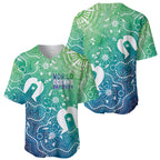 Australia Aboriginal Style Baseball Jersey World Ocean Day