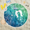 Australia Aboriginal Style Beach Blanket World Ocean Day