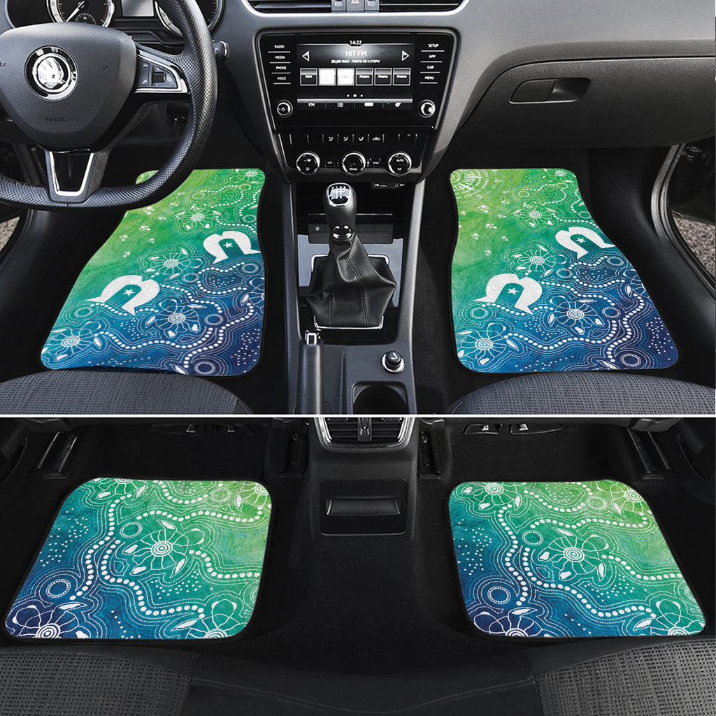 Australia Aboriginal Style Car Mats World Ocean Day