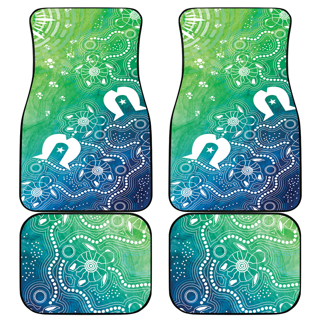 Australia Aboriginal Style Car Mats World Ocean Day