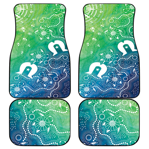 Australia Aboriginal Style Car Mats World Ocean Day