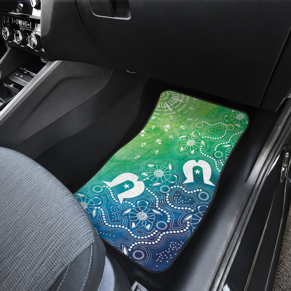 Australia Aboriginal Style Car Mats World Ocean Day