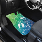 Australia Aboriginal Style Car Mats World Ocean Day