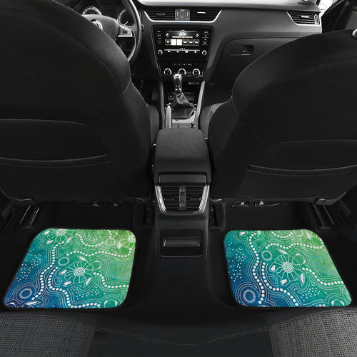 Australia Aboriginal Style Car Mats World Ocean Day