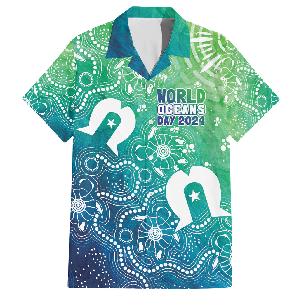 Australia Aboriginal Style Hawaiian Shirt World Ocean Day