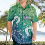 Australia Aboriginal Style Hawaiian Shirt World Ocean Day