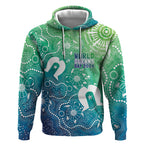 Australia Aboriginal Style Hoodie World Ocean Day