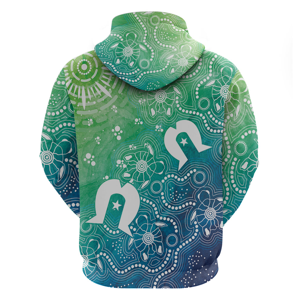 Australia Aboriginal Style Hoodie World Ocean Day