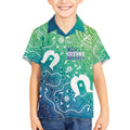Australia Aboriginal Style Kid Hawaiian Shirt World Ocean Day