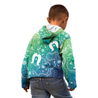 Australia Aboriginal Style Kid Hoodie World Ocean Day