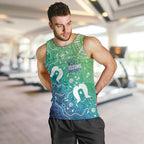 Australia Aboriginal Style Men Tank Top World Ocean Day