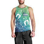 Australia Aboriginal Style Men Tank Top World Ocean Day