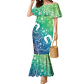 Australia Aboriginal Style Mermaid Dress World Ocean Day