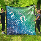 Australia Aboriginal Style Quilt World Ocean Day