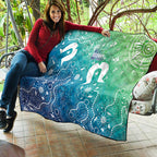 Australia Aboriginal Style Quilt World Ocean Day