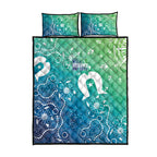 Australia Aboriginal Style Quilt Bed Set World Ocean Day