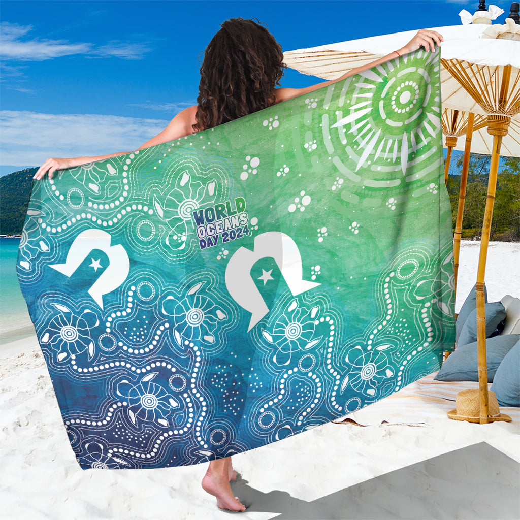 Australia Aboriginal Style Sarong World Ocean Day