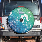 Australia Aboriginal Style Spare Tire Cover World Ocean Day