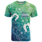Australia Aboriginal Style T Shirt World Ocean Day