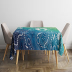 Australia Aboriginal Style Tablecloth World Ocean Day