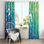 Australia Aboriginal Style Window Curtain World Ocean Day