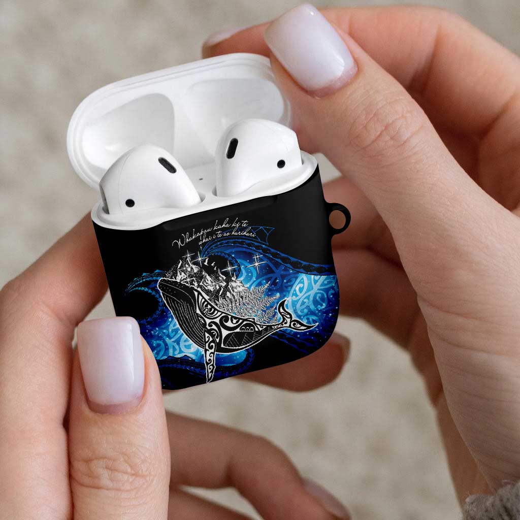 Maori Matariki Te Araroa Paikea Starry AirPods Case Tangaroa Whakatauki