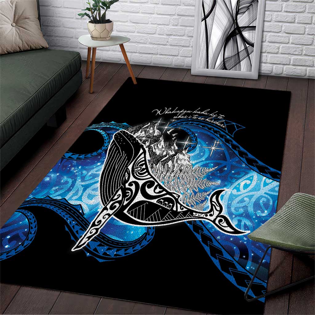 Maori Matariki Te Araroa Paikea Starry Area Rug Tangaroa Whakatauki