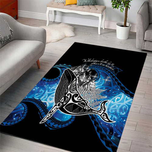 Maori Matariki Te Araroa Paikea Starry Area Rug Tangaroa Whakatauki