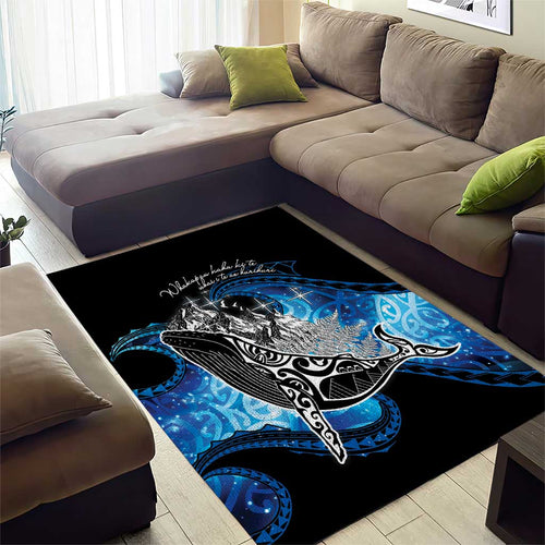 Maori Matariki Te Araroa Paikea Starry Area Rug Tangaroa Whakatauki