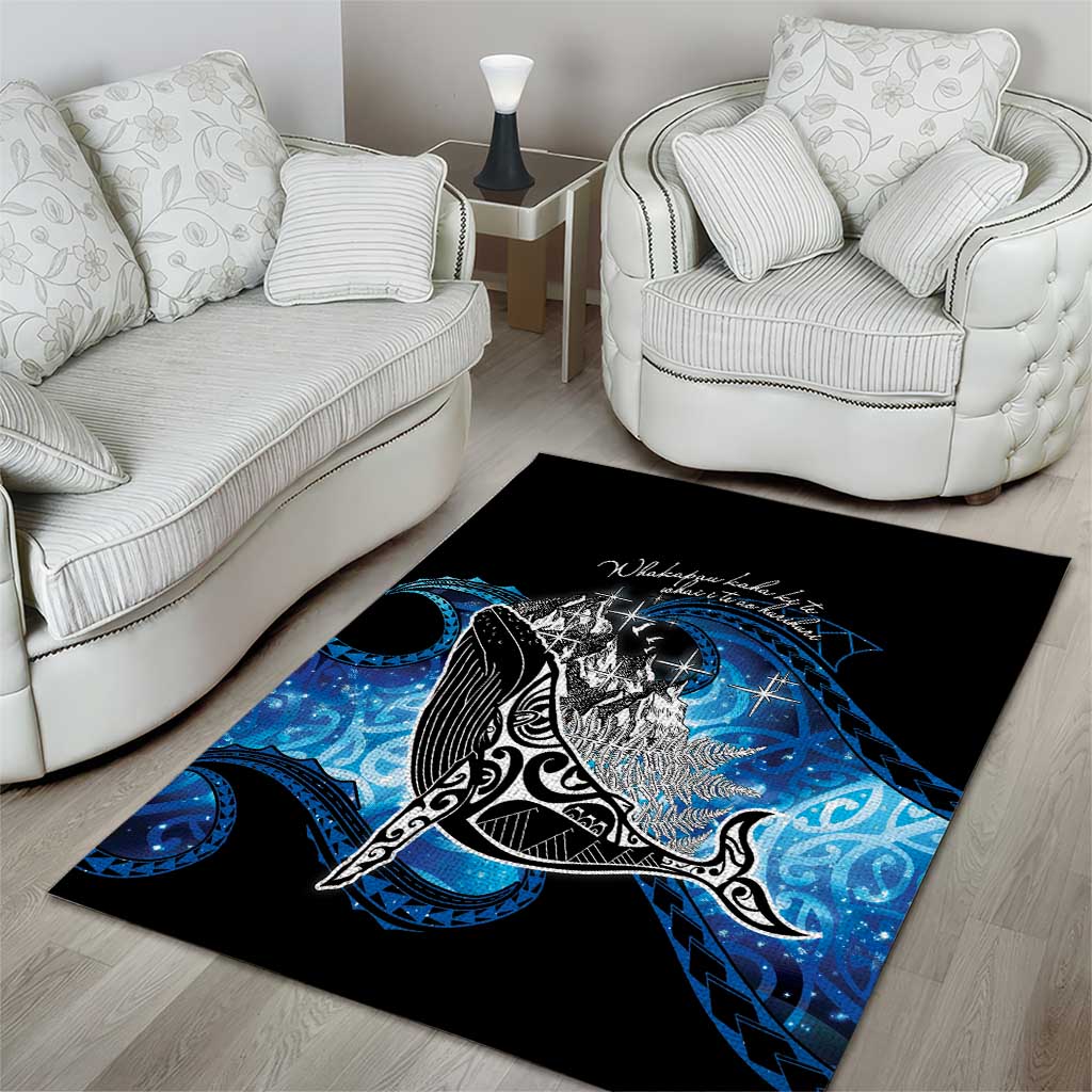 Maori Matariki Te Araroa Paikea Starry Area Rug Tangaroa Whakatauki