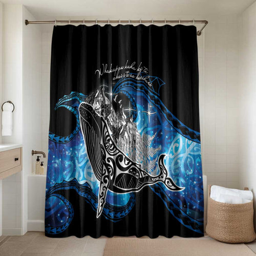 Maori Matariki Te Araroa Paikea Starry Bathroom Set Tangaroa Whakatauki