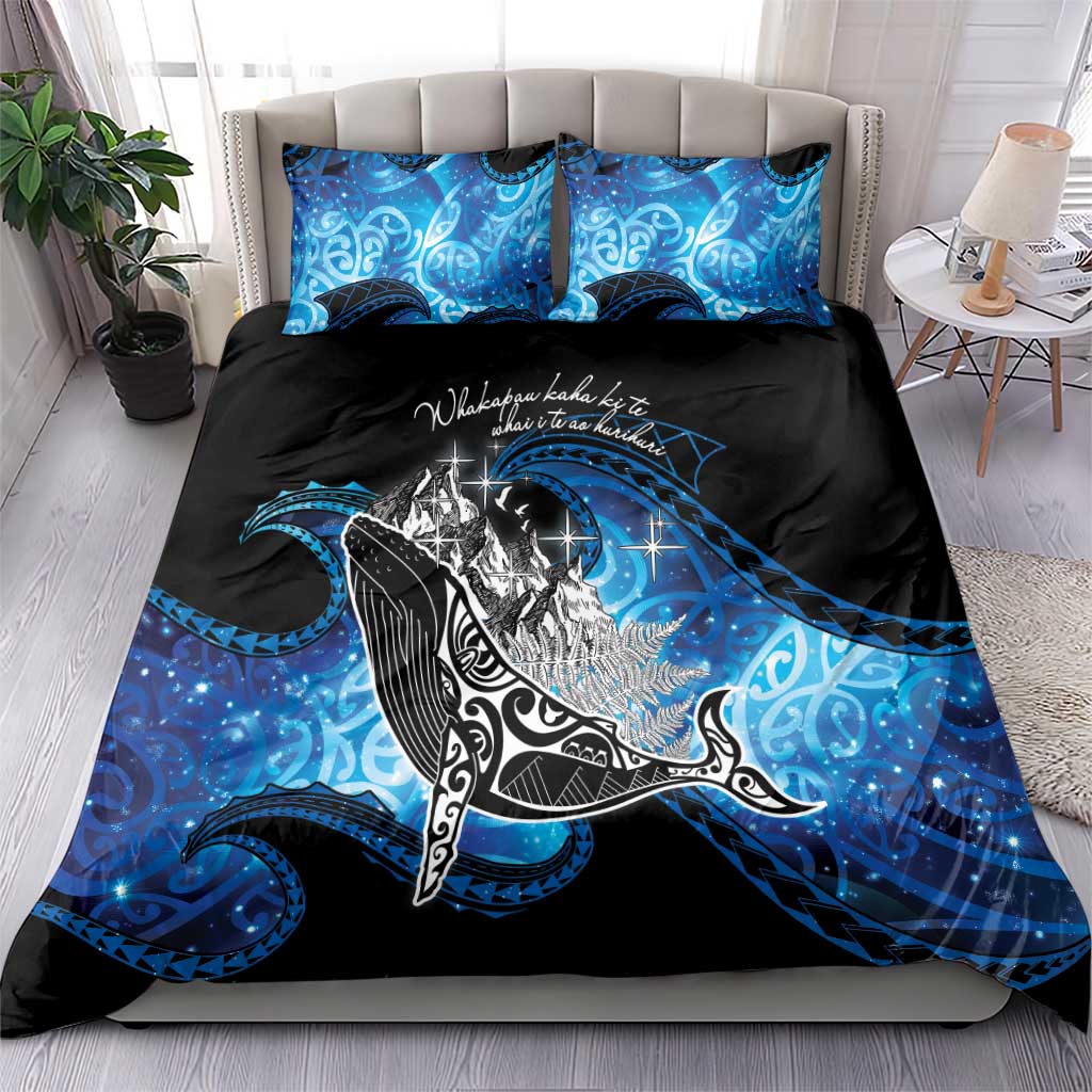 Maori Matariki Te Araroa Paikea Starry Bedding Set Tangaroa Whakatauki