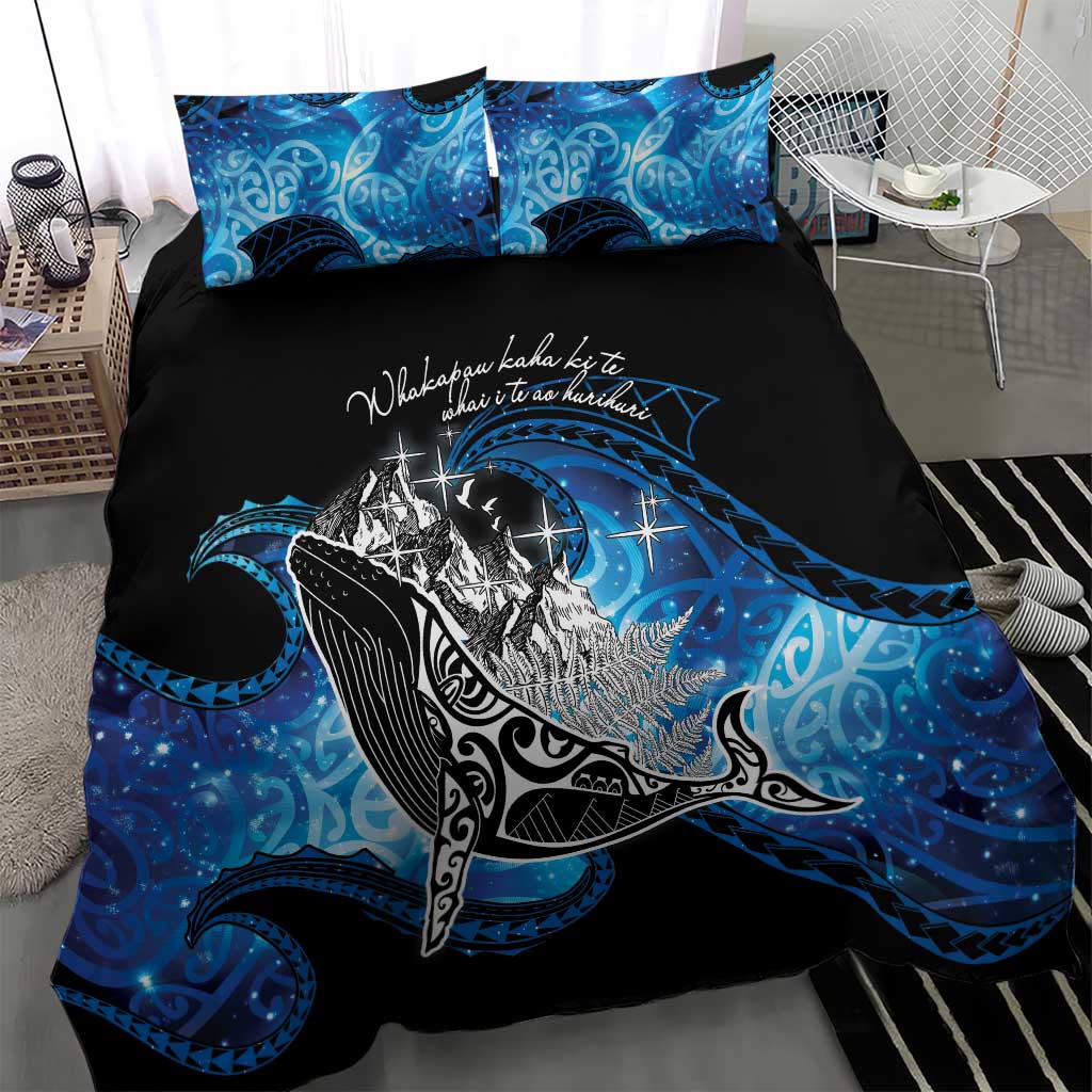Maori Matariki Te Araroa Paikea Starry Bedding Set Tangaroa Whakatauki