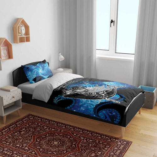 Maori Matariki Te Araroa Paikea Starry Bedding Set Tangaroa Whakatauki